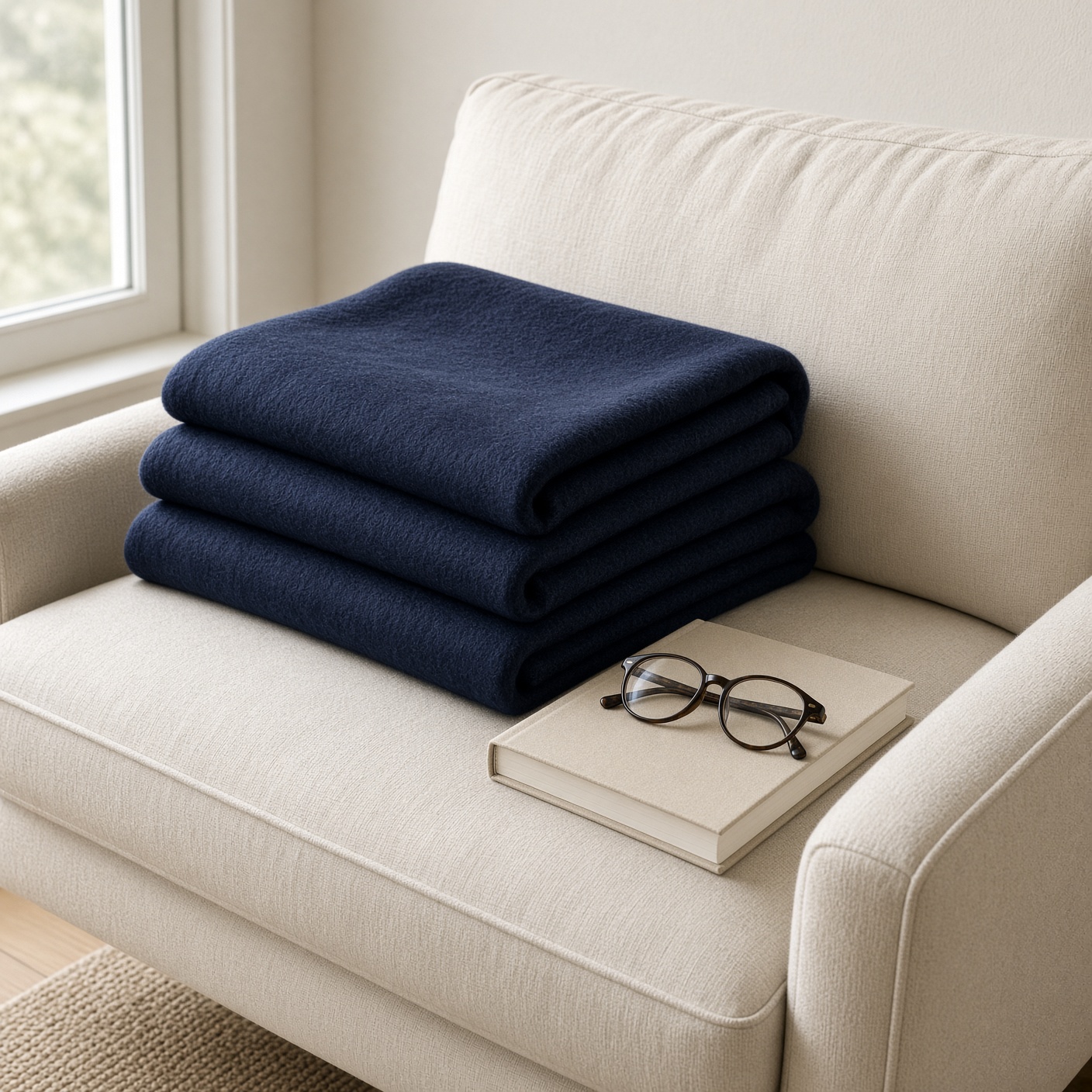 Manta de cashmere